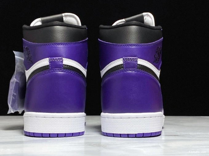 Purple Jordan 1 Court OG High Air 555088-500 0821